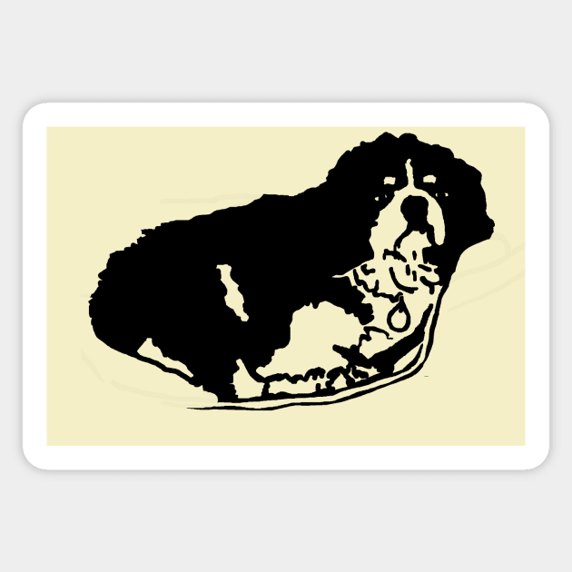 Jimmy Dog Drawing Sticker by DonWillisJrArt